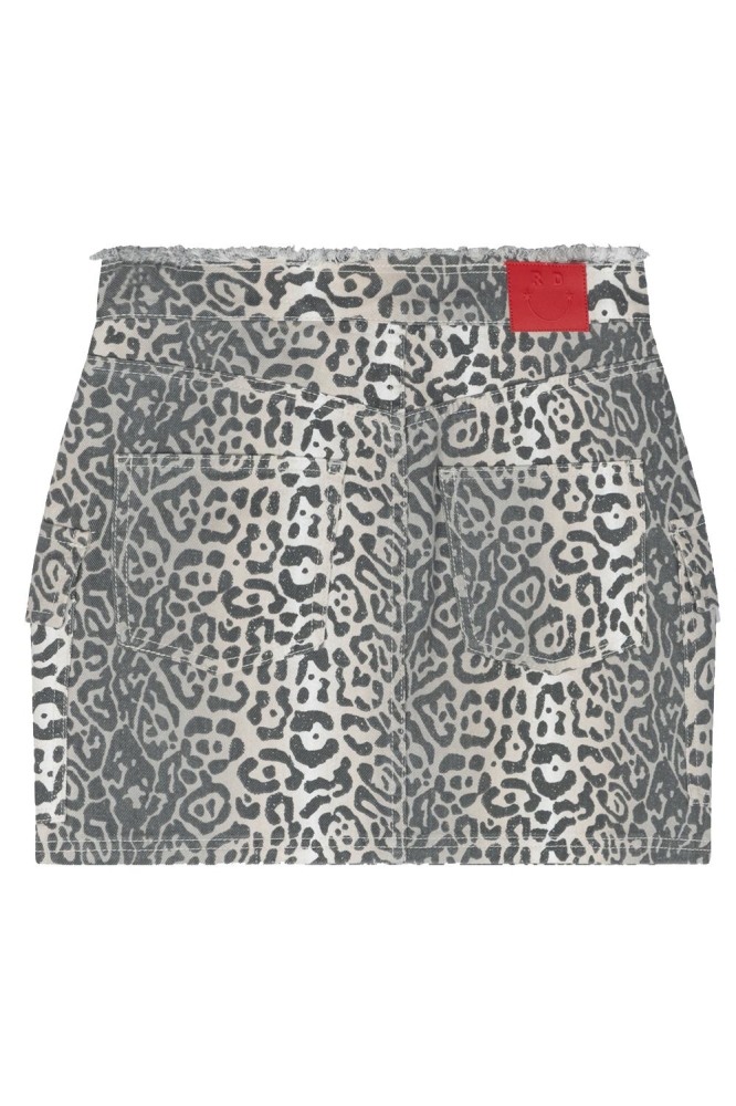 HAZEL WOVEN CARGO SKIRT R2502276594 850 LEOPARD
